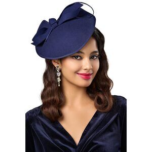 1546 Derby Hats For Women – Kentucky Fascinators Tea Party Headband Felt